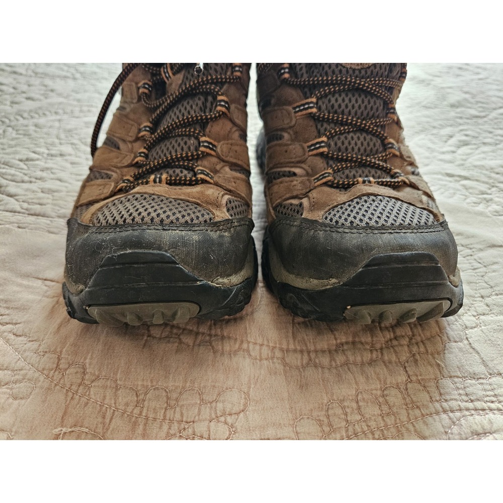 Merrell Men's Moab 2 Mid Waterproof Hiking Boot Vibram, Earth (J06051), 8.5 M - Picture 3 of 10